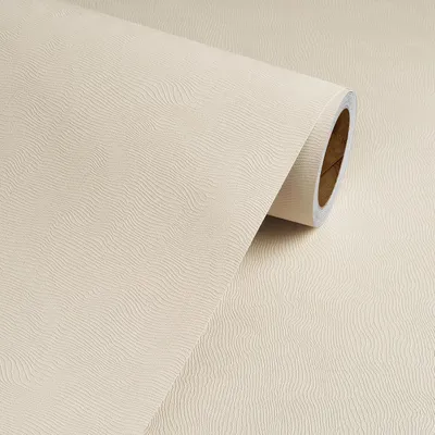 Image de Papier peint adhésif, texture beige, 40 cm x 2 m, lavable, pour meubles et murs