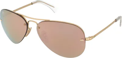Produktbild von Ray-Ban RB3449, Erwachsener, Uni, Pilot, Gold, Nicht-polarisierte Linse, Metall