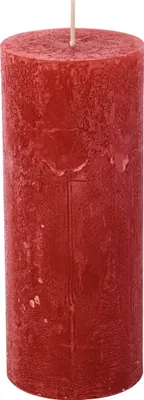 Obrázek produktu pro Cylindrická svíčka 17 cm Červená, IHR