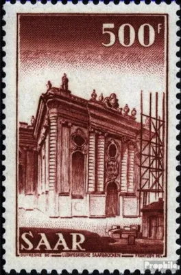 Produktbild von Briefmarken Saarland 1952 Mi 337 postfrisch Saaransichten