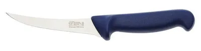 A single blue-handled knife is shown against a white background.