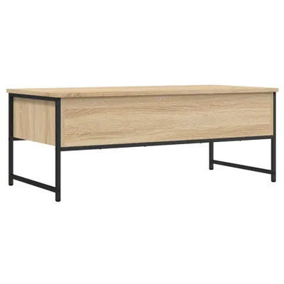 Image de Table basse chêne sonoma 101x49x39,5 cm bois d'ingénierie