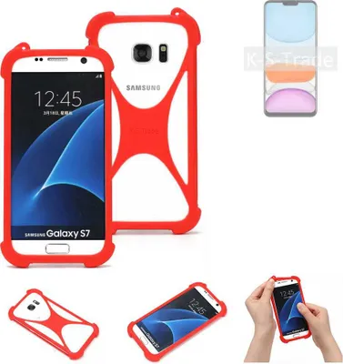 Produktbild von K-S-Trade Handy-Hülle kompatibel mit Meizu M10S Schutz-Hülle Bumper Silikon Schutz Hülle Cover Case Silikoncase Silikonbumper TPU Softcase
