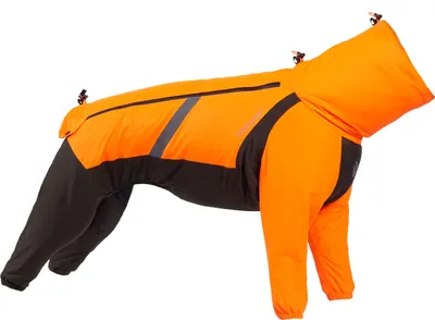 Produktbild von Non-stop dogwear Regen-Overall Fjord Overall Raincoat orange/black