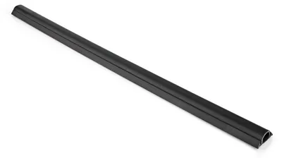 Zdjęcie produktu dla Zarządzanie kablami | Kanał | 1 szt. | Maksymalna grubość kabla: 12 mm | PCV | Czarny