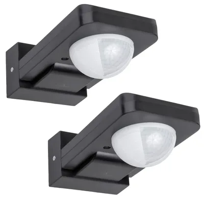 Immagine prodotto di 2x Rilevatore di movimento PIR Maclean a infrarossi IP65 max 2000W MCE243 GR