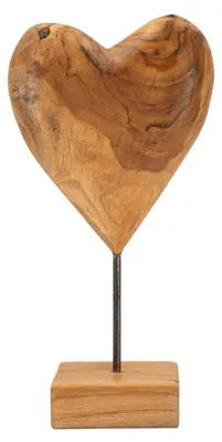 Immagine prodotto di Mauro Ferretti Scultura Dobu in Teak Riciclato, 20x12x37 cm