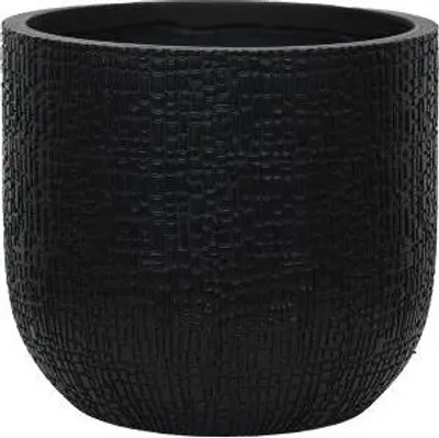 Productafbeelding van plantpot Ø17cm leichter plantpot met decoratie - bloempot sierpot plantenbak