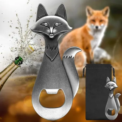 Produktbild von Solidchoice – Flaschenöffner im Fuchs-Design – Das perfekte Geschenk für Fuchs-Liebhaber