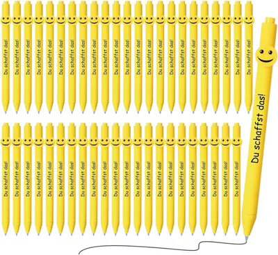 Productafbeelding van Inspirerende geluksstiften voor examen - Set van 48 - Studenten - Cadeau afscheidscadeau - Teammedewerkers - Leraren