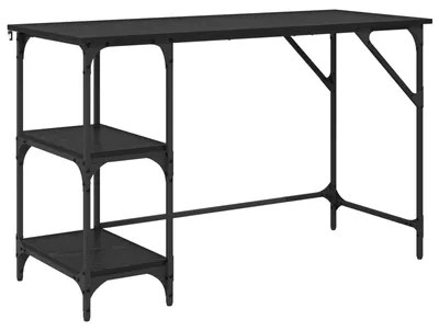 Image de Bureau Chêne noir 120 x 50 x 75 cm Bois d'ingénierie