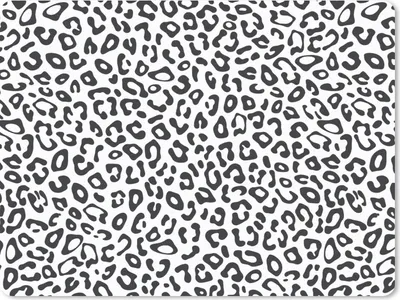 Produktbild von MuchoWow® Mauspad Mousepad Design - Pantherdruck - Schwarz - Weiß - Muster 40x30 cm - Mousepads - Maus Mat - Pad - Mausunterlage - Anti Rutsch