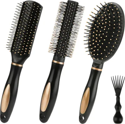 Image de Brosse à cheveux Set Brosse de massage antistatique Hommes Poils d'aiguille
