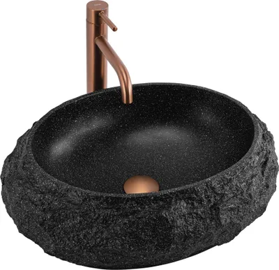 Immagine prodotto di Lavabo Da Appoggio Rea Mika Black