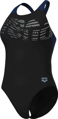 Image de Arena Flowing Maillot De Bain Femmes - Noir / Marine | Taille: 40