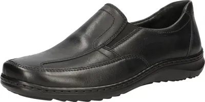 Produktbild von Waldläufer Herwig Slipper 478502-174-001, Palmer (Glattleder), Schwarz, Weite H 46