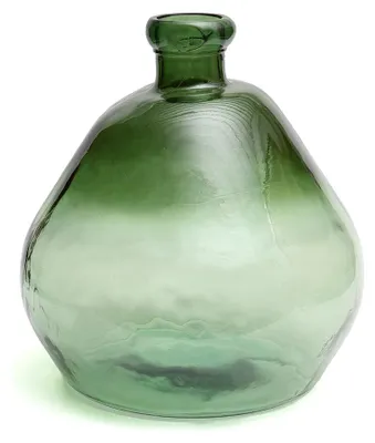 Image de Bazar Bizar Vase verre recyclé vert 45x45x50cm