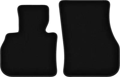 Image de Wielganizator Tapis avant de sol velours sur-mesure pour Mini Countryman F60 (2017-, crossover) noir, jeu 2 pièces, fixations