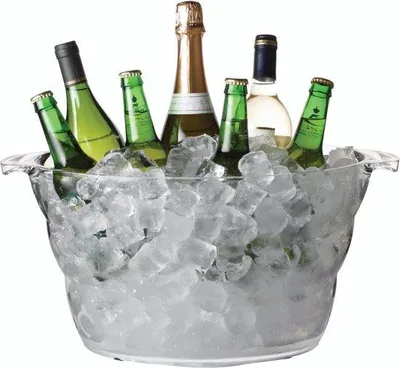 Immagine prodotto di Grande refrigeratore per bevande da 10 litri in acrilico trasparente
