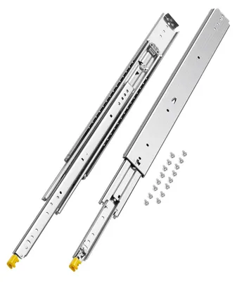 Immagine prodotto di Guida per cassetti VEVOR con guida a estrazione totale, 762 mm, guida per cassetti, guide telescopiche, 1 coppia, portata 226,8 kg, guida laterale con cuscinetto a sfere e meccanismo di bloccaggio