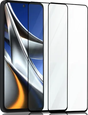 Produktbild von 2-Pack Displayschutzfolie für Xiaomi Poco X4 – gehärtetes Glas 9H – Super Qualität 3D