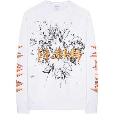 Produktbild von Def Leppard Shatter (Sleeve Print) White XL T-Shirt