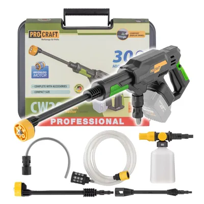 Immagine prodotto di Procraft CW20 Accu Pressure Washer (senza batteria e caricatore)