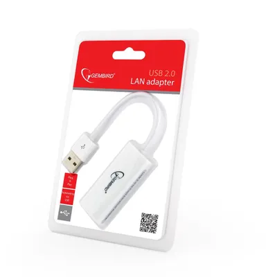 Obrázok produktu pre Gembird NIC-U2-02, Kábel, USB, Ethernet, 100 Mbit/s, Čierna
