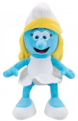 Image de Peluche la schtroumpfette 23 cm - doudou licence : collection schtroumpf