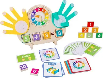 Image de Jeux éducatifs pour enfants, jouets en bois, maternelle, apprentissage des chiffres et de l'heure, jouets éducatifs, cadeaux pour les garçons et les filles de 3 à 5 ans