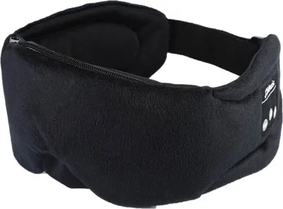 Immagine prodotto di INF Mascherina per dormire con cuffie Bluetooth 5.0 nera Nero
