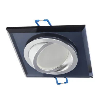 Immagine prodotto di Plafoniera orientabile in vetro CRYSTAL R nero IP20 quadrato nero EDO777405 EDO