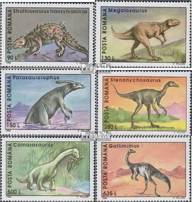 Produktbild von Briefmarken Rumänien 1994 Mi 4974-4979 (kompl.Ausg.) postfrisch Prähistorische Tiere
