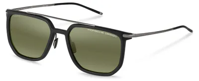 Produktbild von Porsche Design P8992 Black, dark grey 56/19/145 Herren Sonnenbrillen