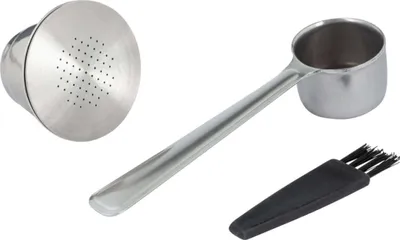 Produktbild von Ernesto Wiederverwendbares Kaffeekapsel-Set Komptaibel mit Nespresso Edelstahl