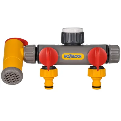 Produktbild von Hozelock 3-Wege-Verteiler Wasserhahn-Anschluss Flowmax