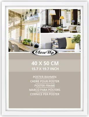 Produktbild von Posterrahmen 40 x 50 cm weiß