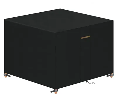 Productafbeelding van Afdekhoes voor tuinmeubels, 90x90x90 cm, vierkant, 420D Oxford, waterdicht, winddicht, UV-bescherming