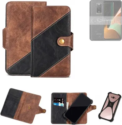 Produktbild von K-S-Trade Handyhülle Schutzhülle Bookstyle Case kompatibel mit Ulefone Armor 17 Pro Klapphülle Cover Hülle Schutztasche 1x