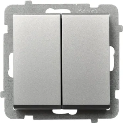 Zdjęcie produktu dla Ospel ŁP-2R/m/38, Srebrny, IP20, 250 V, 16 A, 71 mm, 42 mm