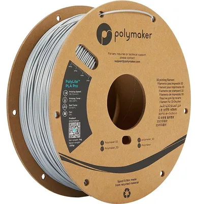 Image de Filament PLA 1,75 mm, argent métallisé, 1 kg