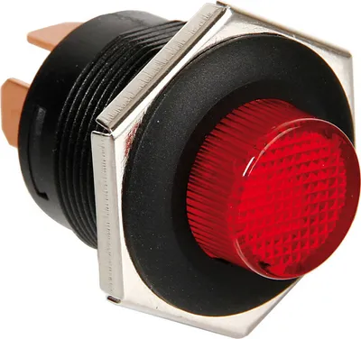Produktbild von Taster mit LED - 12/24V - Rot