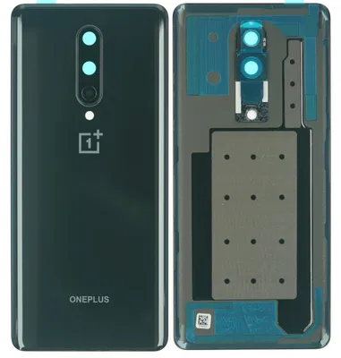 Produktbild von Oneplus 8 Backcover + Kameraglas + Kleber (Onyx Black), Schwarz