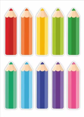 Image de Décorations - crayons de couleur 10pcs