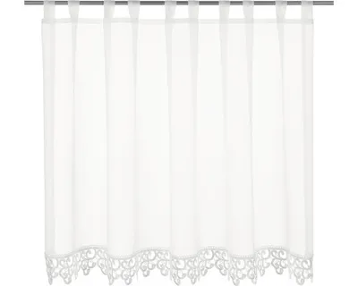 Produktbild von Scheibengardine Schlaufenpanneau weiß 75x140 cm