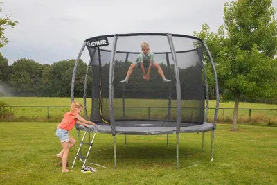 Produktbild von KETTLER Outdoor Trampolin JUMP 305, Farbe:Grau