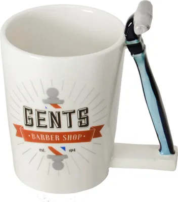 Produktbild von Rasierer Kaffeebecher mit Rasierer als Griff