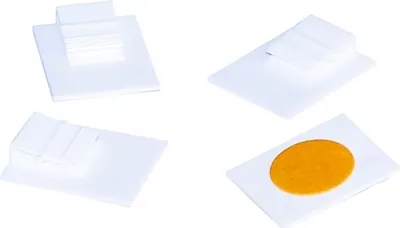 Produktbild von Klebeklip Clib Tab selbstklebend 20x24 mm VE=10 Stück weiß
