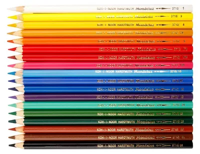 Image de KOH-I-NOOR 3717 Étui de crayons aquarelle Mondeluz - étui en carton de 18 couleurs