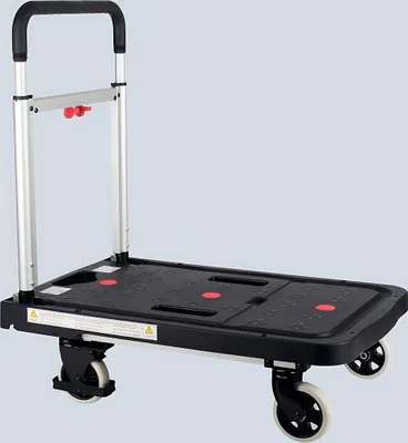 Produktbild von Pavo - Transportkar Pavo faltbar 137 kg schwarz | 1 Stück